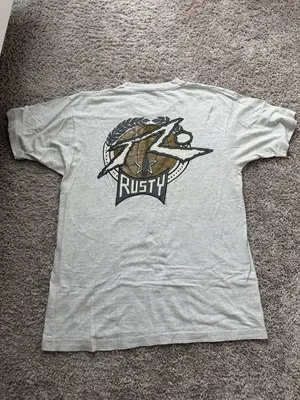 1991 Rusty Surfboards Single-Stitch Tee, photo 2