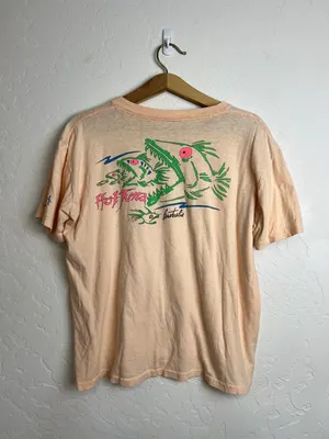 1990's Hot Tuna Australia Skeleton Fish Tee, photo 3