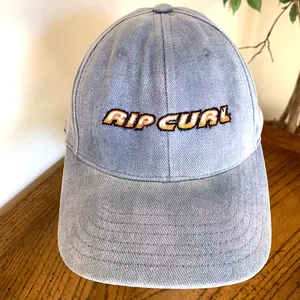 1990's Rip Curl School Sucks Denim Cap, photo 2