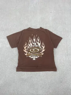 Y2K Gotcha Reflective Flame Surf Tee, photo 2