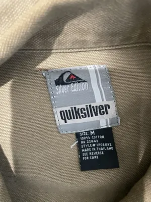 Y2K Quiksilver Cotton Canvas Full-Zip Jacket, photo 2