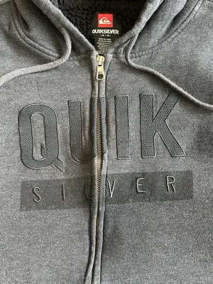Y2K Quiksilver QUIK Spellout Full-Zip Hoodie, photo 2
