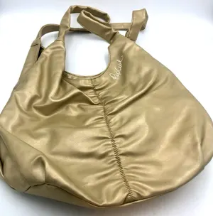 Y2K Rip Curl Metallic Gold Shoulder Bag, photo 2