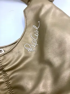 Y2K Rip Curl Metallic Gold Shoulder Bag, photo 3