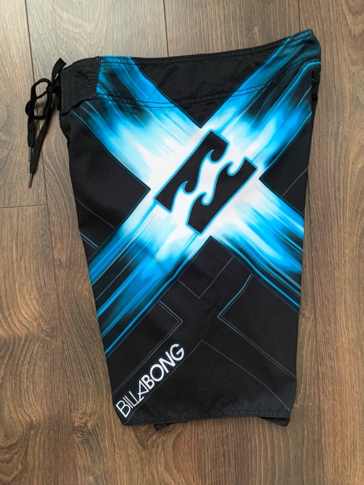 Y2K Billabong Black Ice Big Logo Boardshorts, photo 1