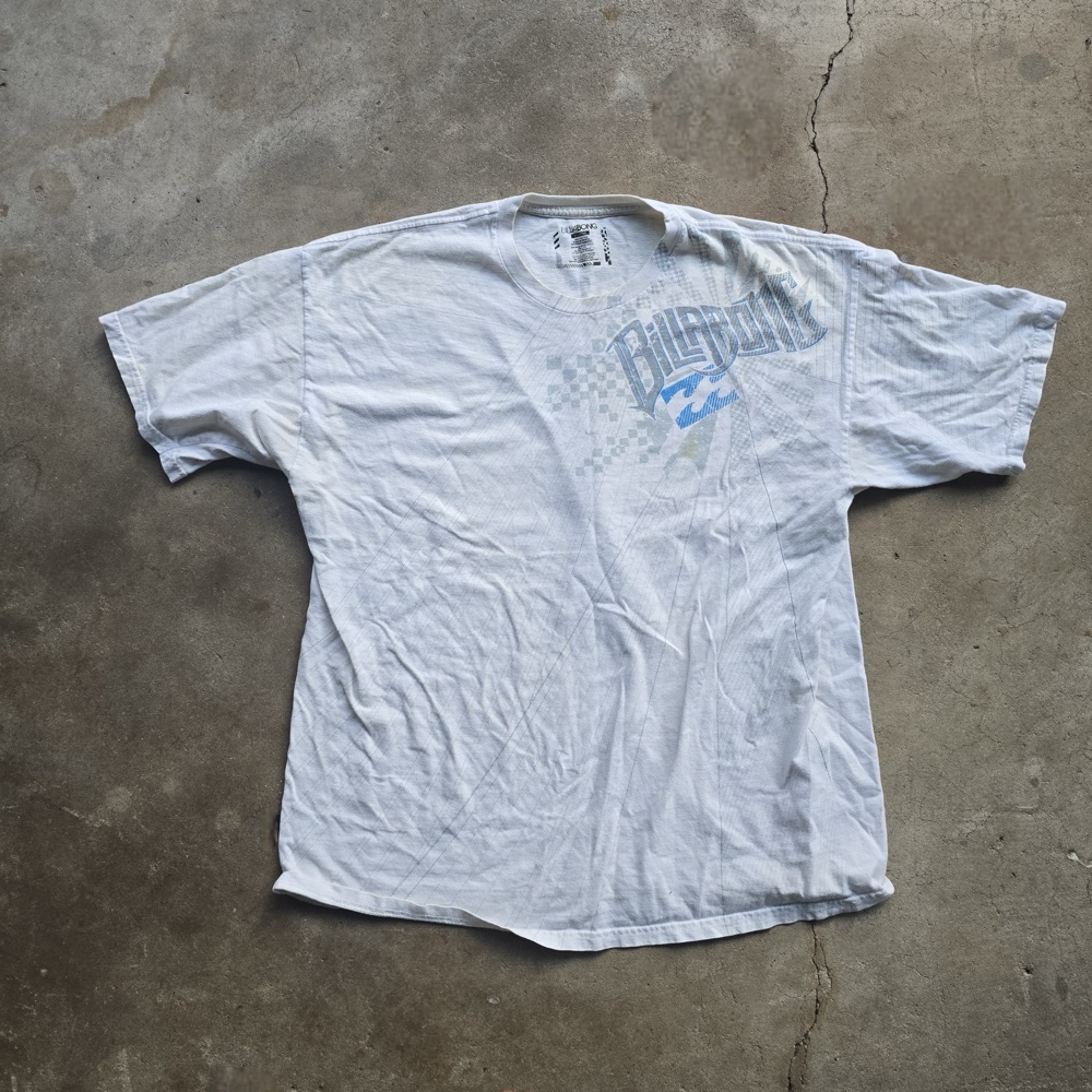 Y2K Billabong Grunge Tattoo Graphic Tee, photo 1