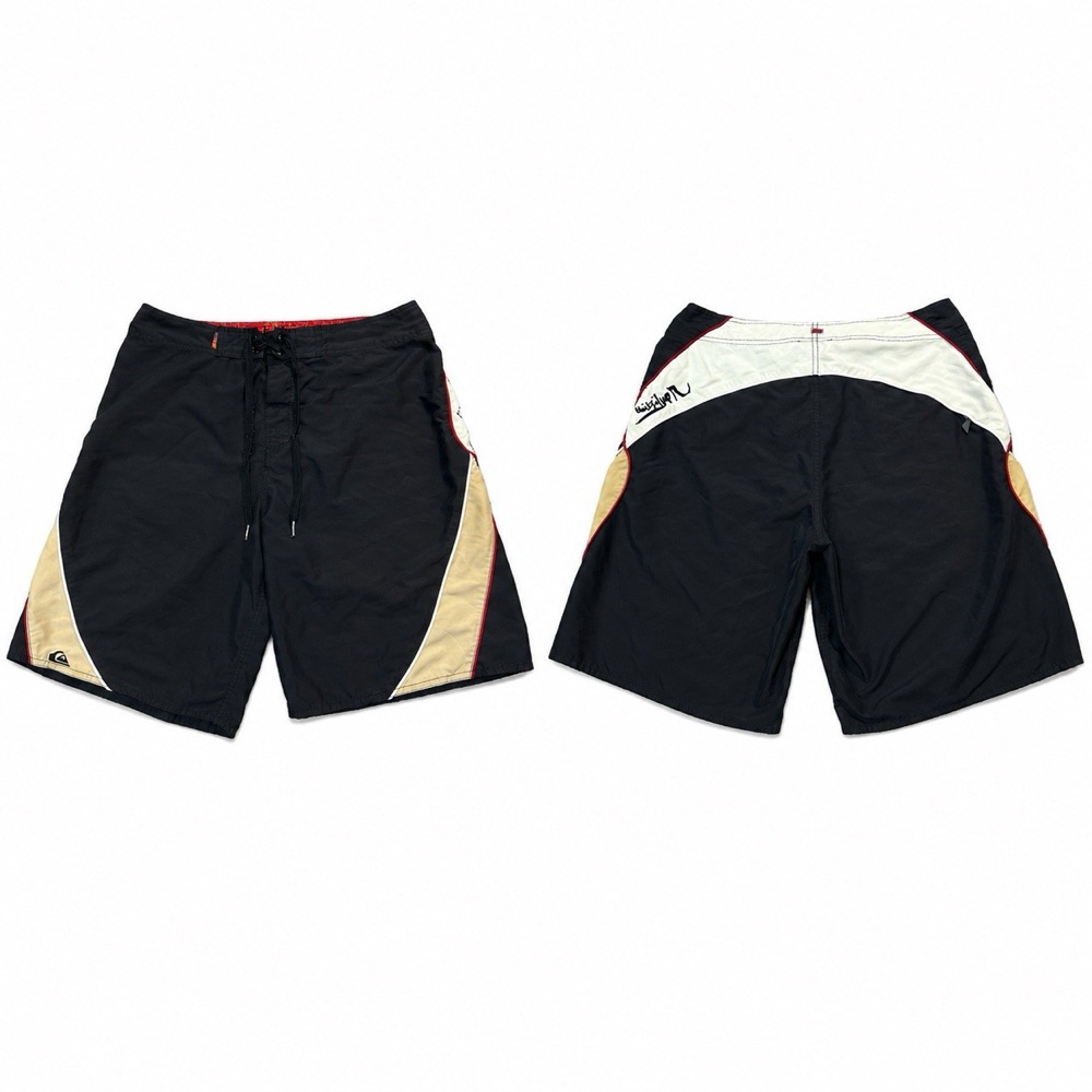 Y2K Quiksilver Embroidered Boardshorts, photo 1