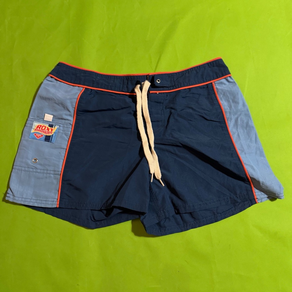Y2K Roxy Colorblock Boardshorts, photo 1